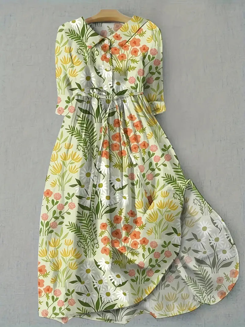 Raquel | Vestido floral primaveral fresco