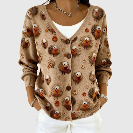 Antonella | Chaqueta de punto abotonada