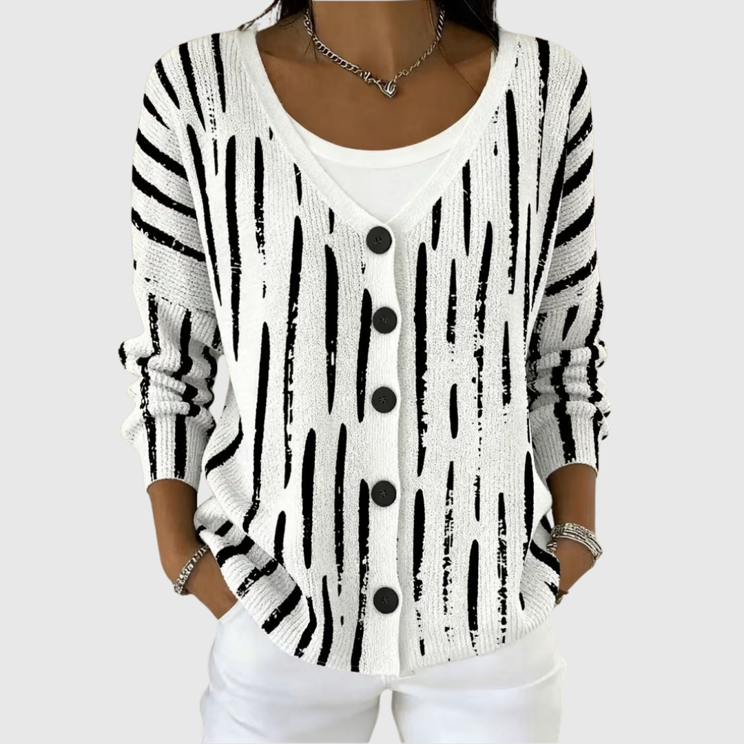 Paola | Chaqueta de punto abotonada