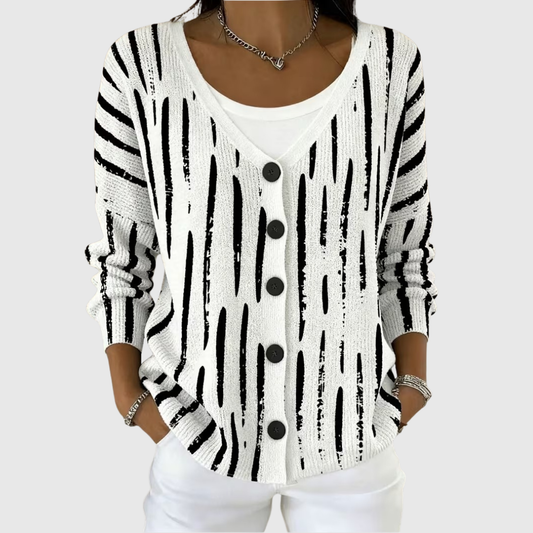 Paola | Chaqueta de punto abotonada