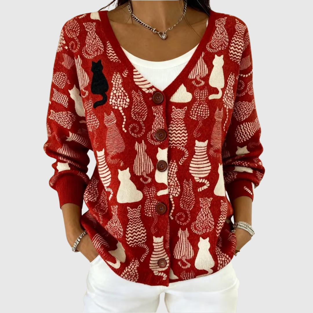 Daniela | Chaqueta de punto abotonada