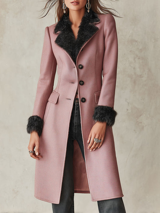 Abrigo Midi Vintage de Lana