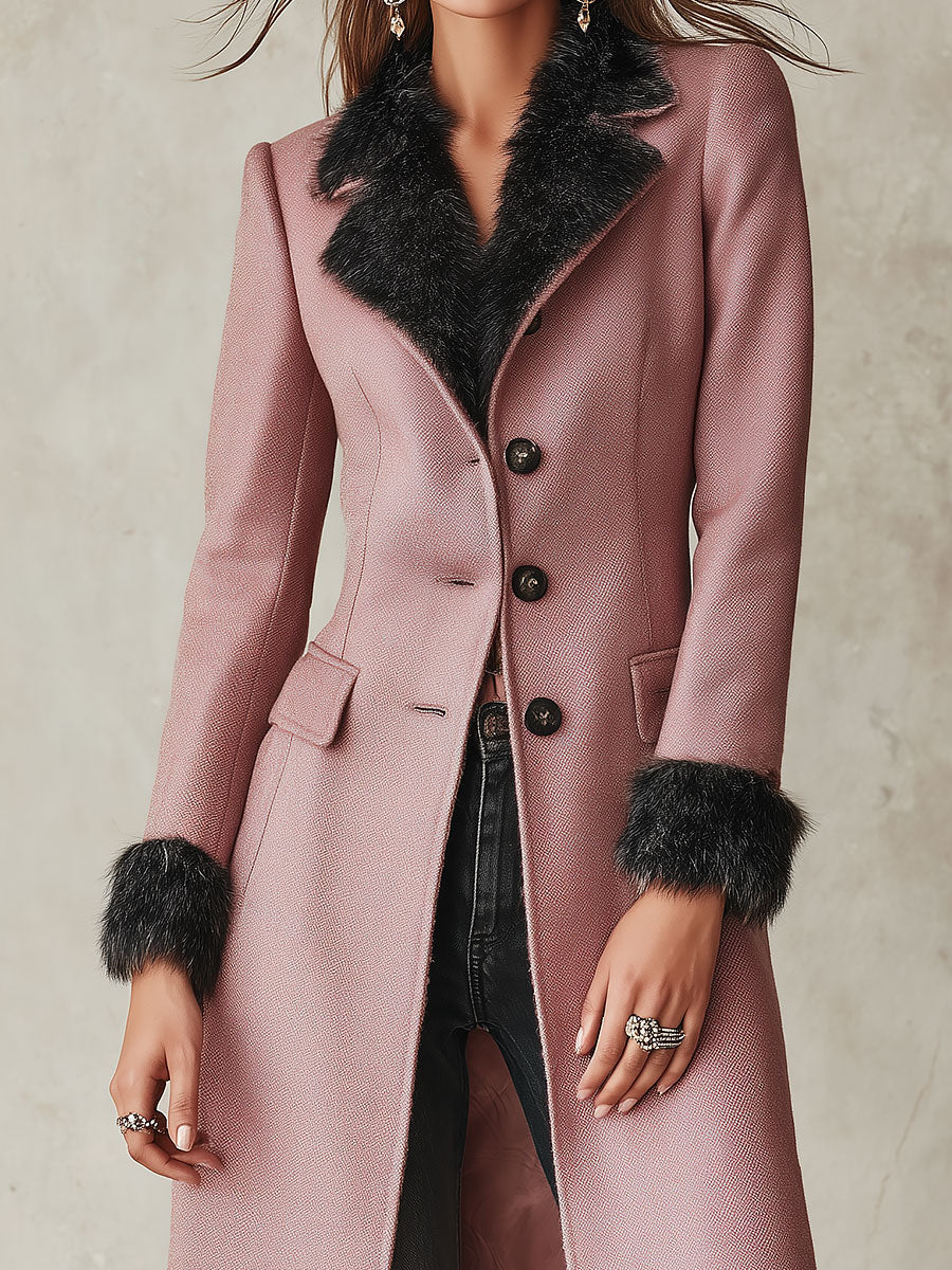 Abrigo Midi Vintage de Lana