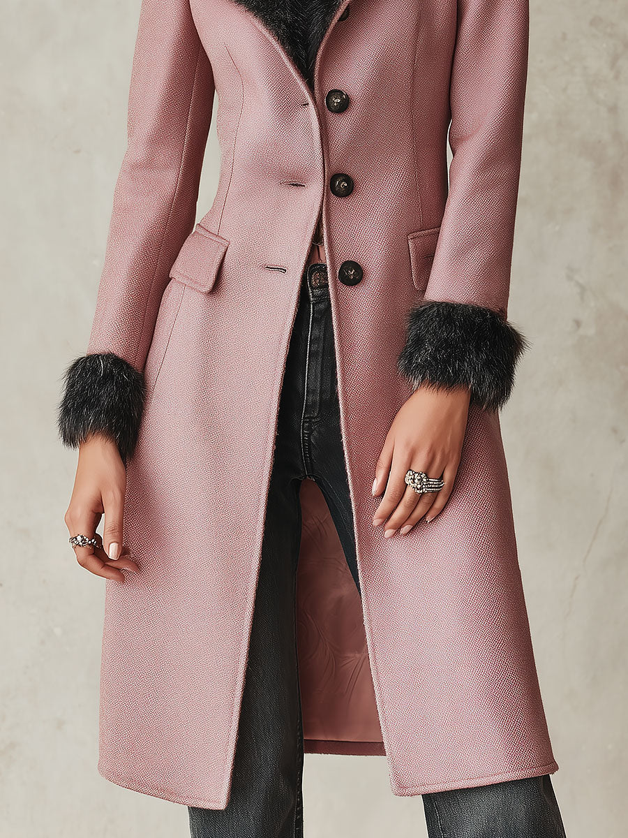 Abrigo Midi Vintage de Lana