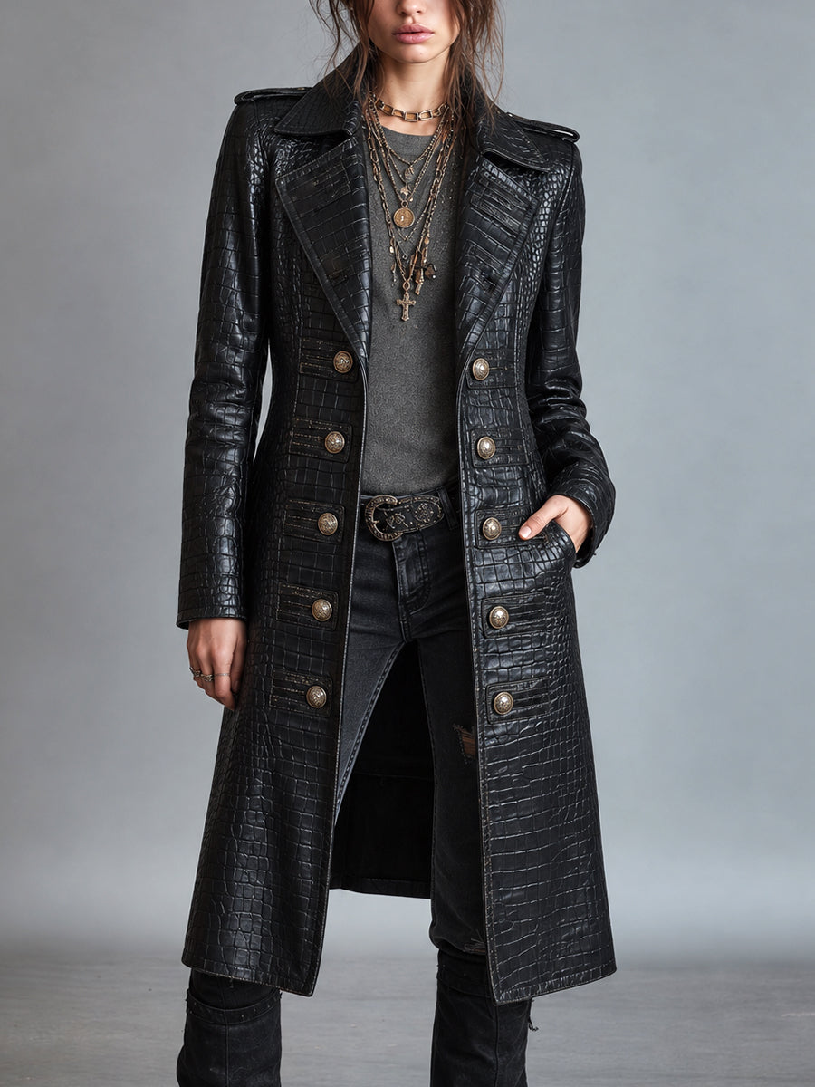 Abrigo de Piel Midnight Nomad