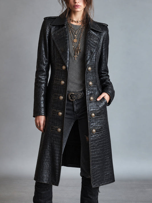 Abrigo de Piel Midnight Nomad