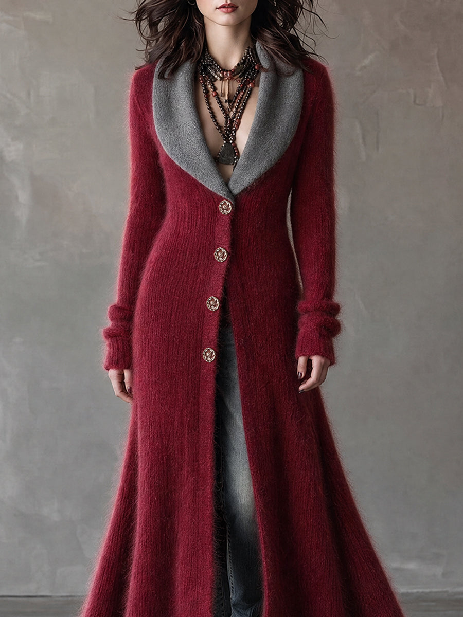 Cárdigan Guardapolvo Crimson