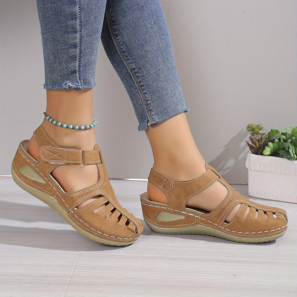 Leni – Sandalias cómodas con ligera elevación