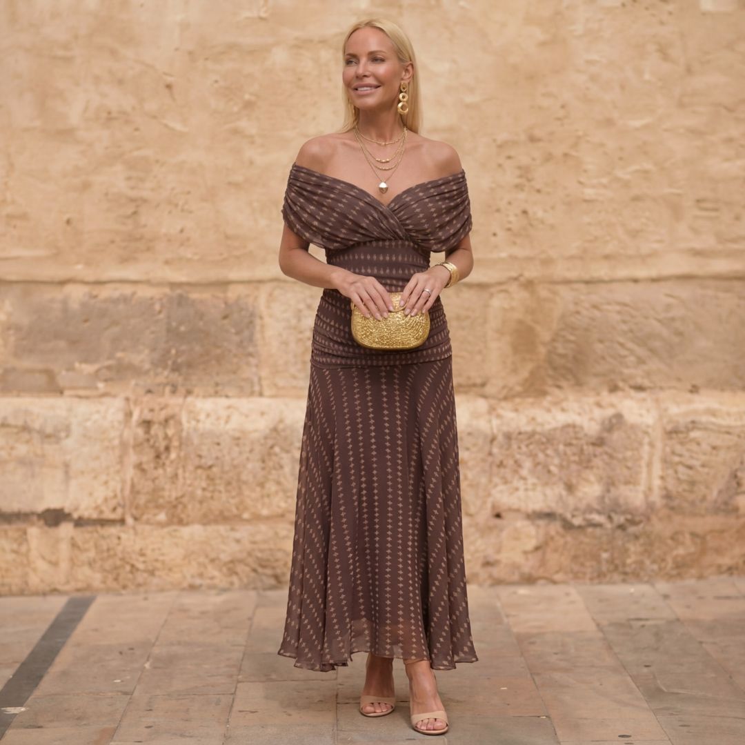 Sienna | Vestido ligero con estampado geométrico