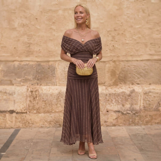 Sienna | Vestido ligero con estampado geométrico