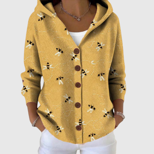 Nadia | Chaqueta de punto con capucha