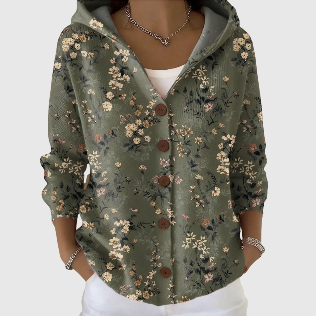 Sara | Chaqueta de punto con capucha