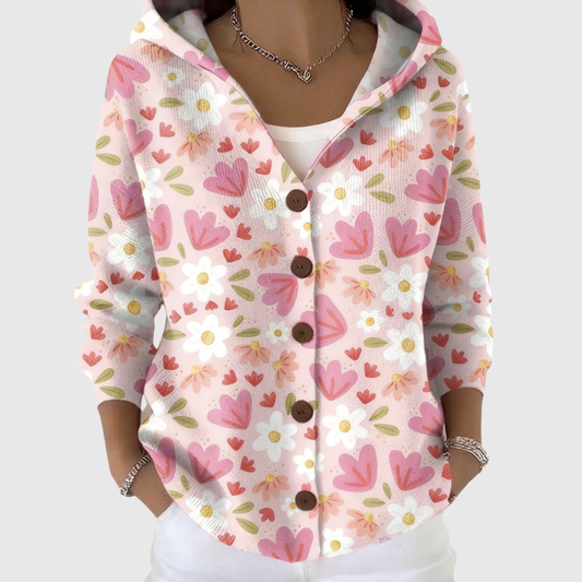 Renata | Chaqueta de punto con capucha