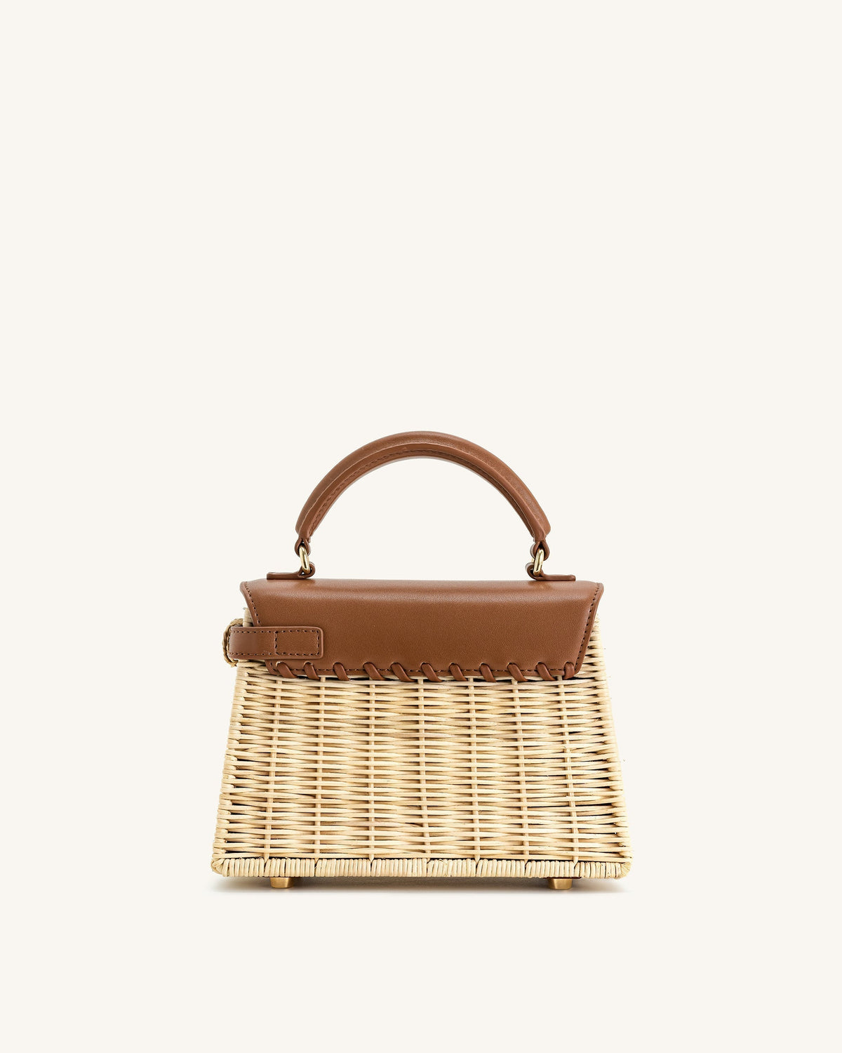 Bolso tejido - Marrón ratán