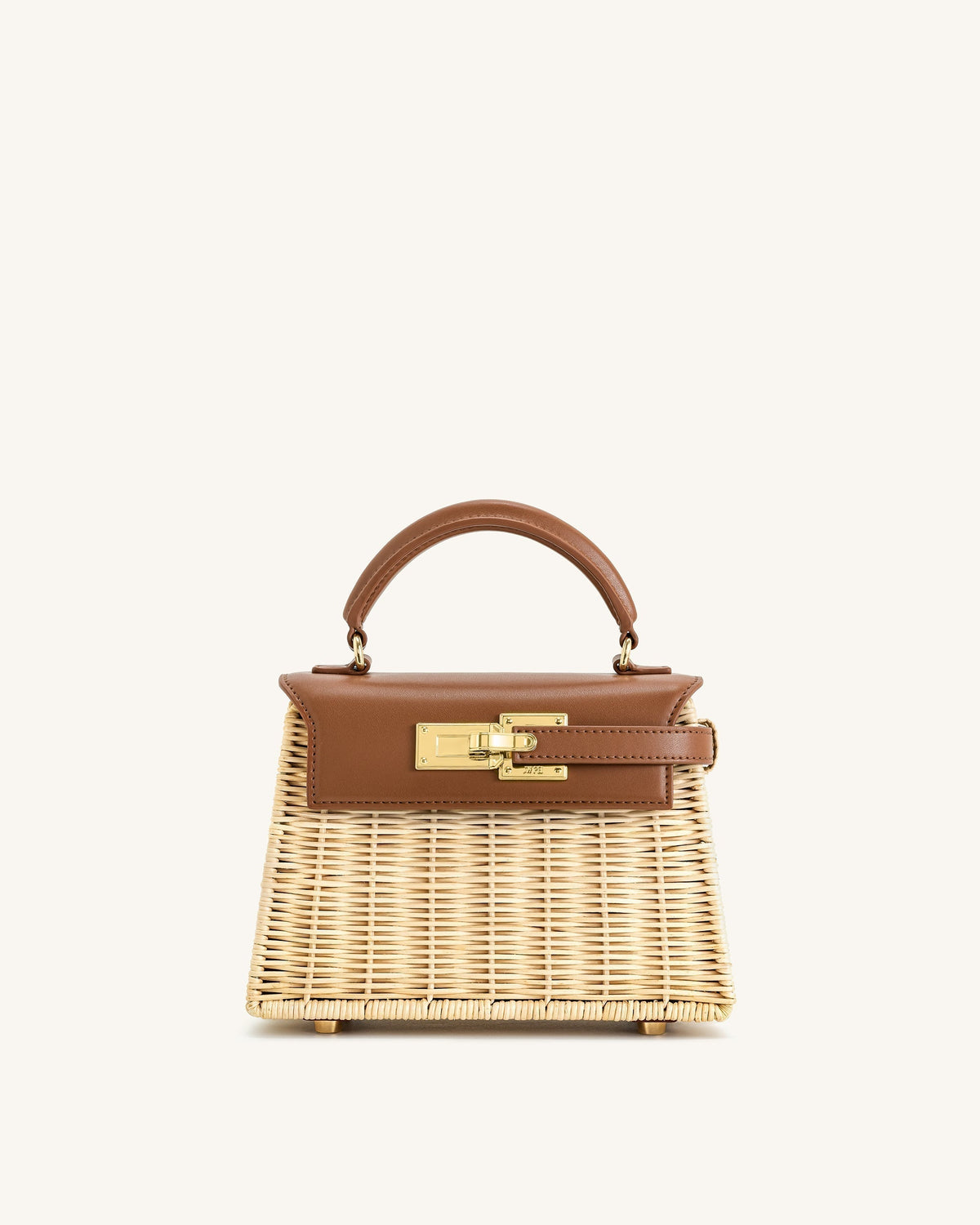 Bolso tejido - Marrón ratán