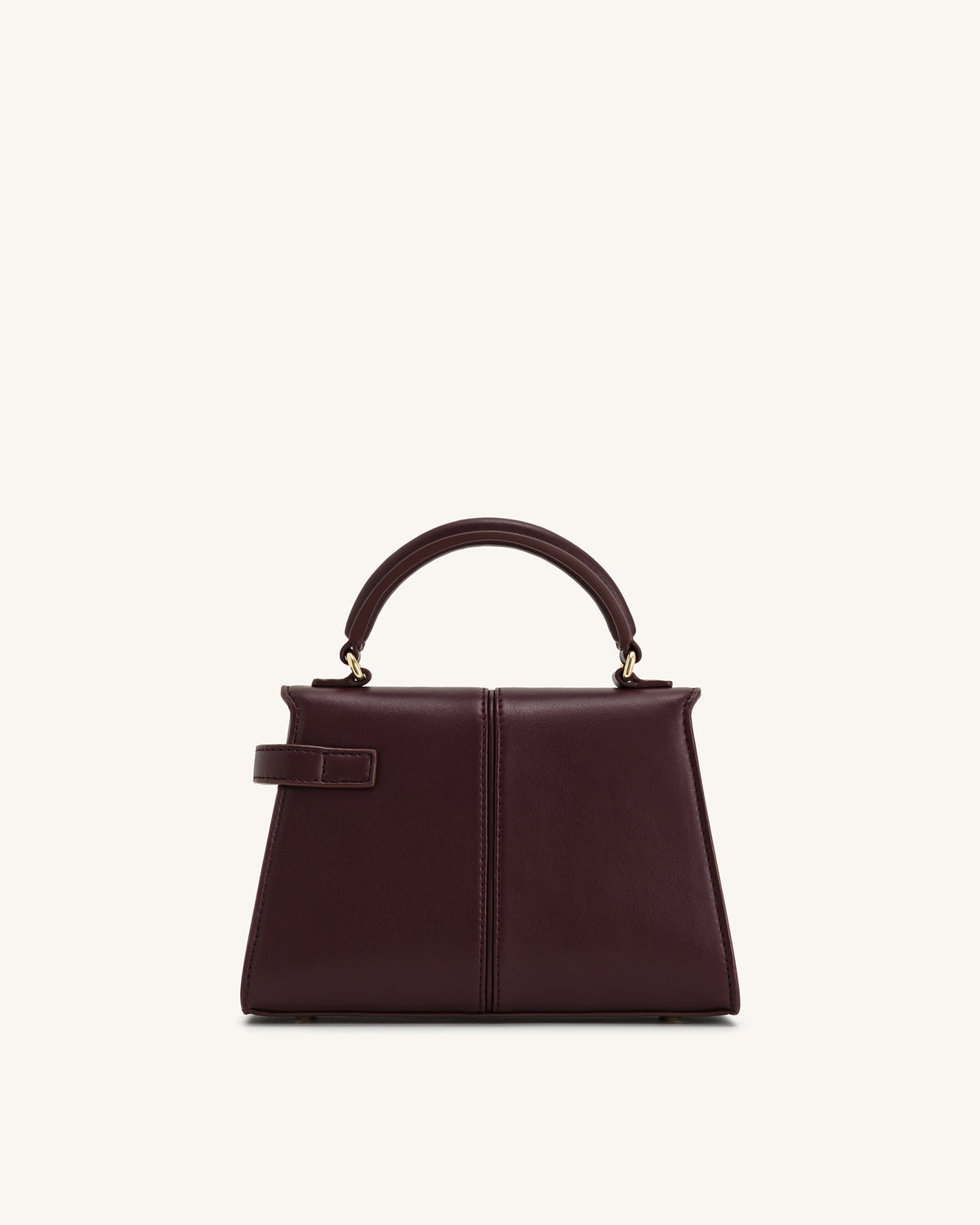 Bolso con asa superior - Burdeos oscuro
