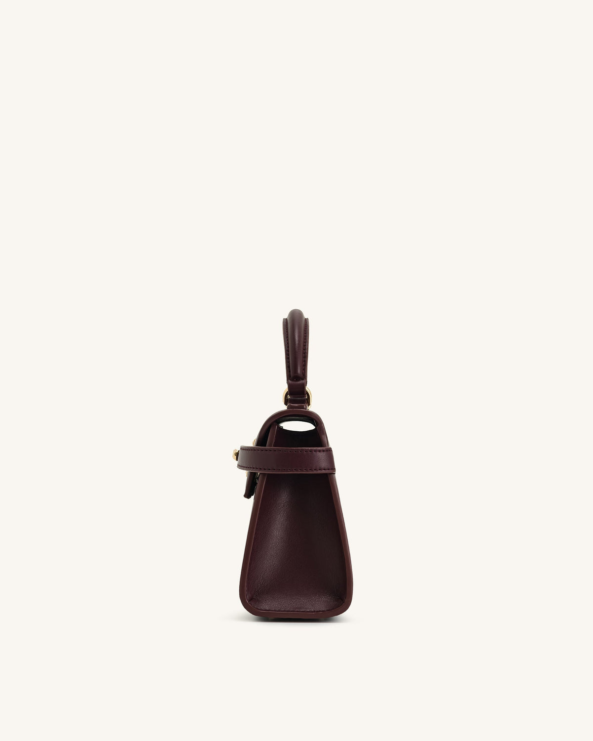 Bolso con asa superior - Burdeos oscuro