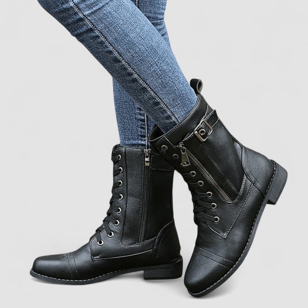 Sylvia | Botas western ortopédicas bordadas