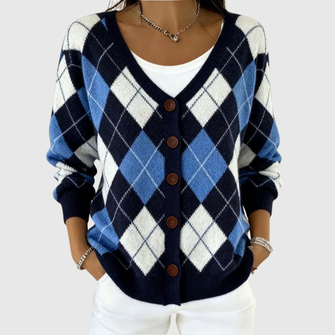 Monica | Chaqueta de punto abotonada