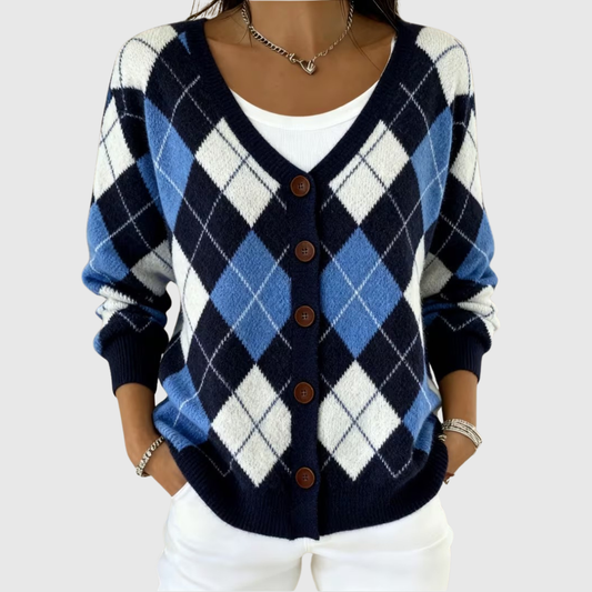 Monica | Chaqueta de punto abotonada