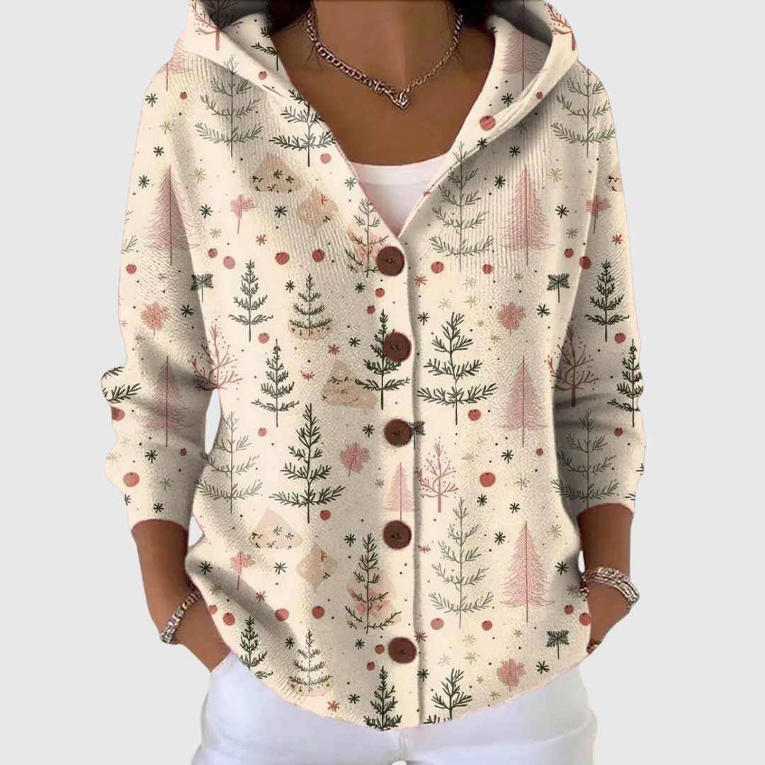 Cecilia | Chaqueta de punto con capucha