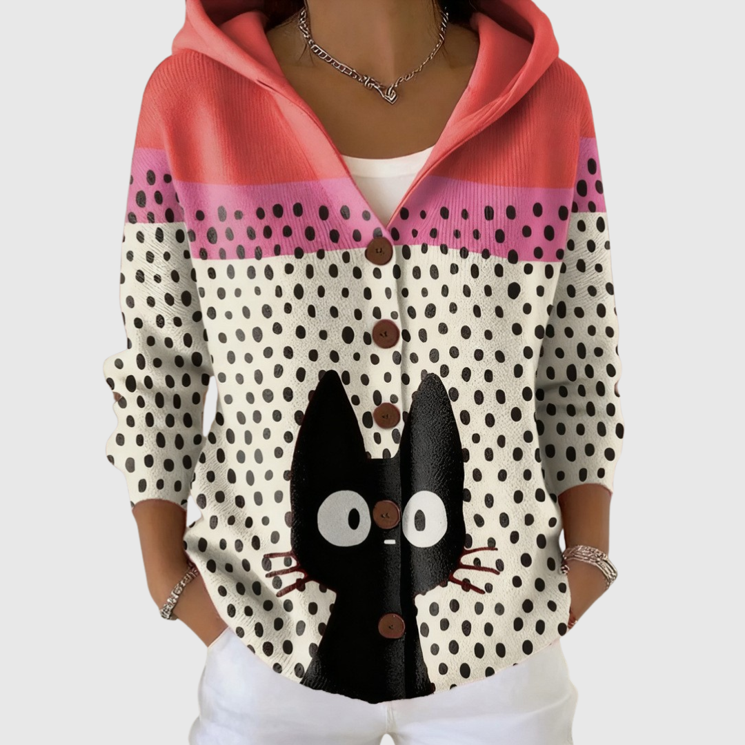 Fabiana | Chaqueta de punto con capucha
