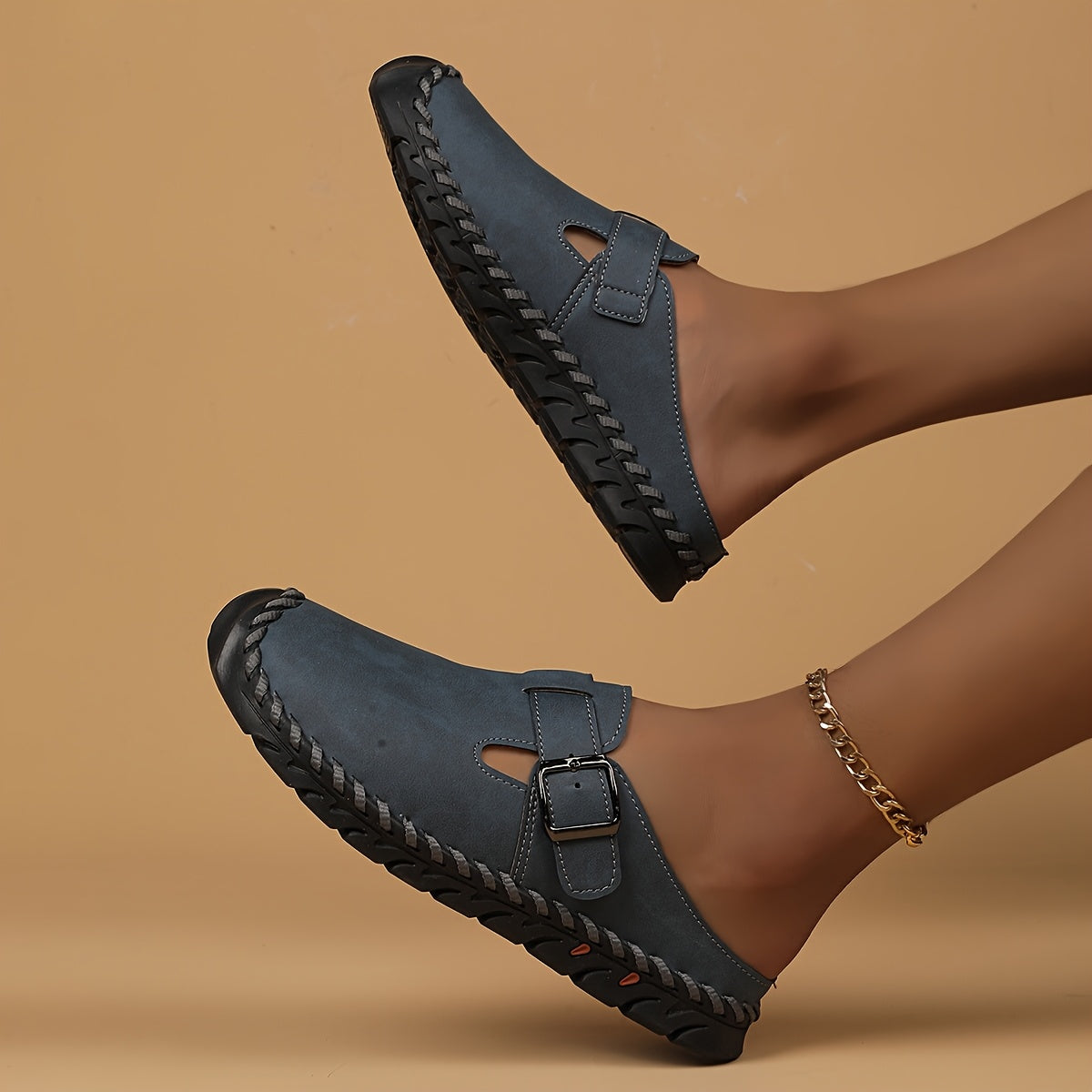 Marly - Sandalia de tipo mule cómoda con hebilla