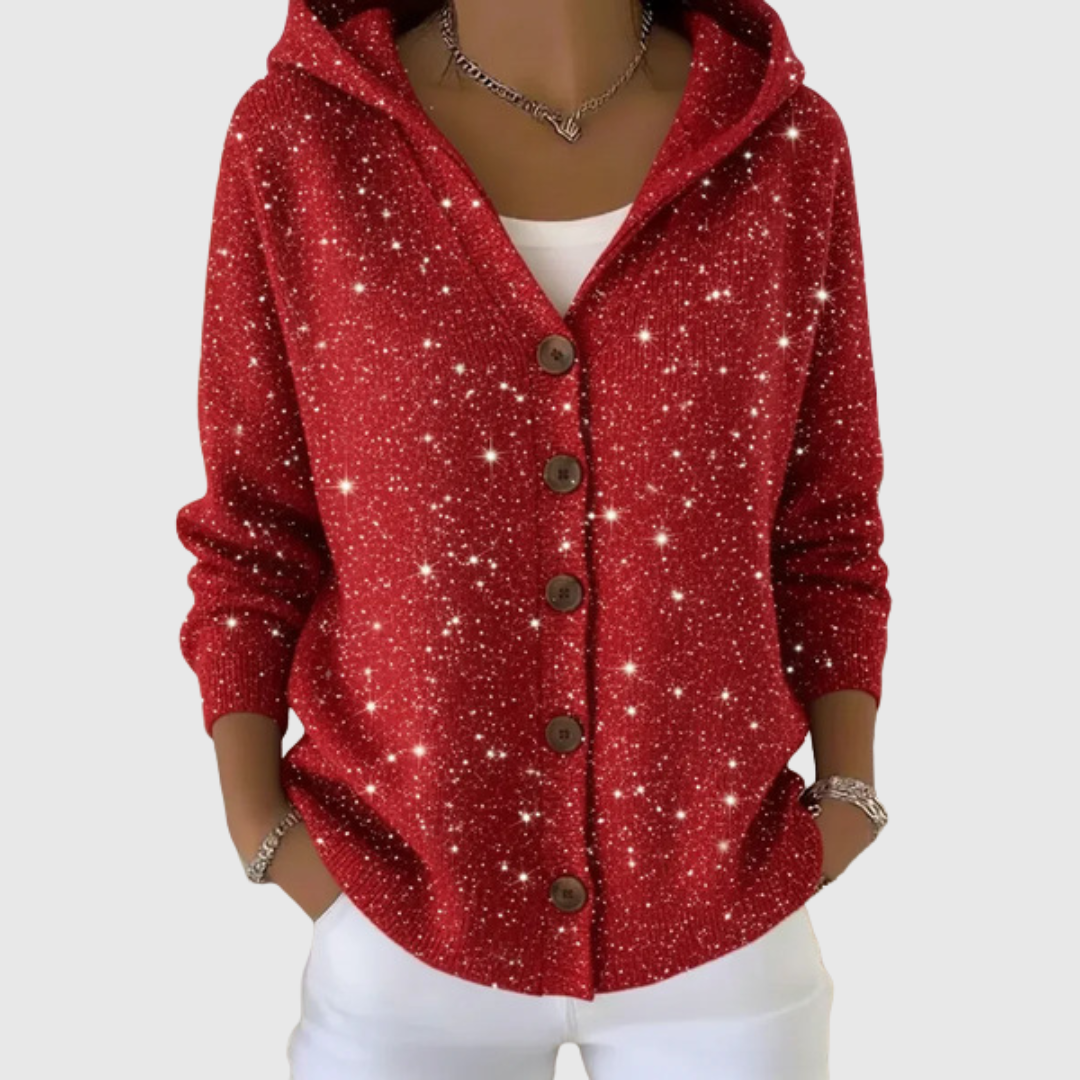 Flavia | Chaqueta de punto con capucha
