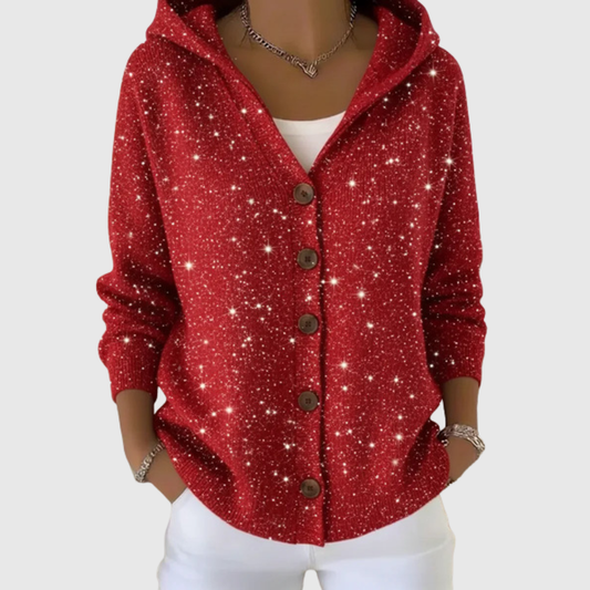 Flavia | Chaqueta de punto con capucha