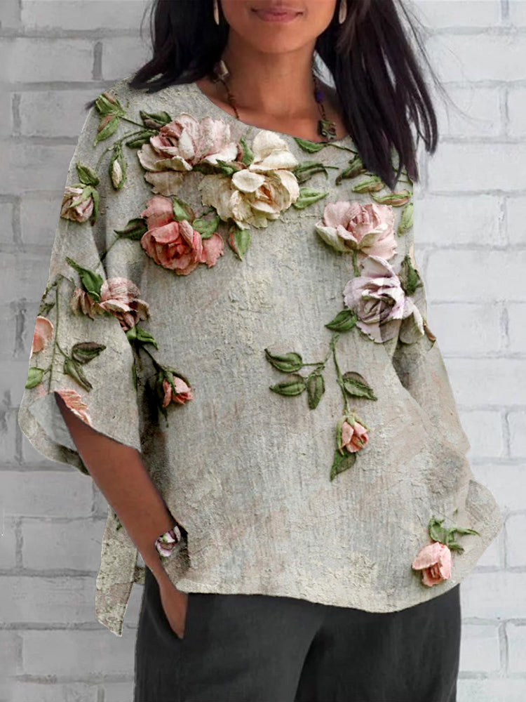 Noa - Top Floral Impreso