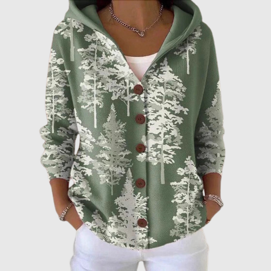 Cristina | Chaqueta de punto con capucha