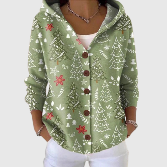 Roberta | Chaqueta de punto con capucha