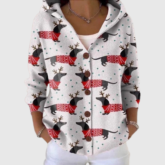 Anita | Chaqueta de punto con capucha
