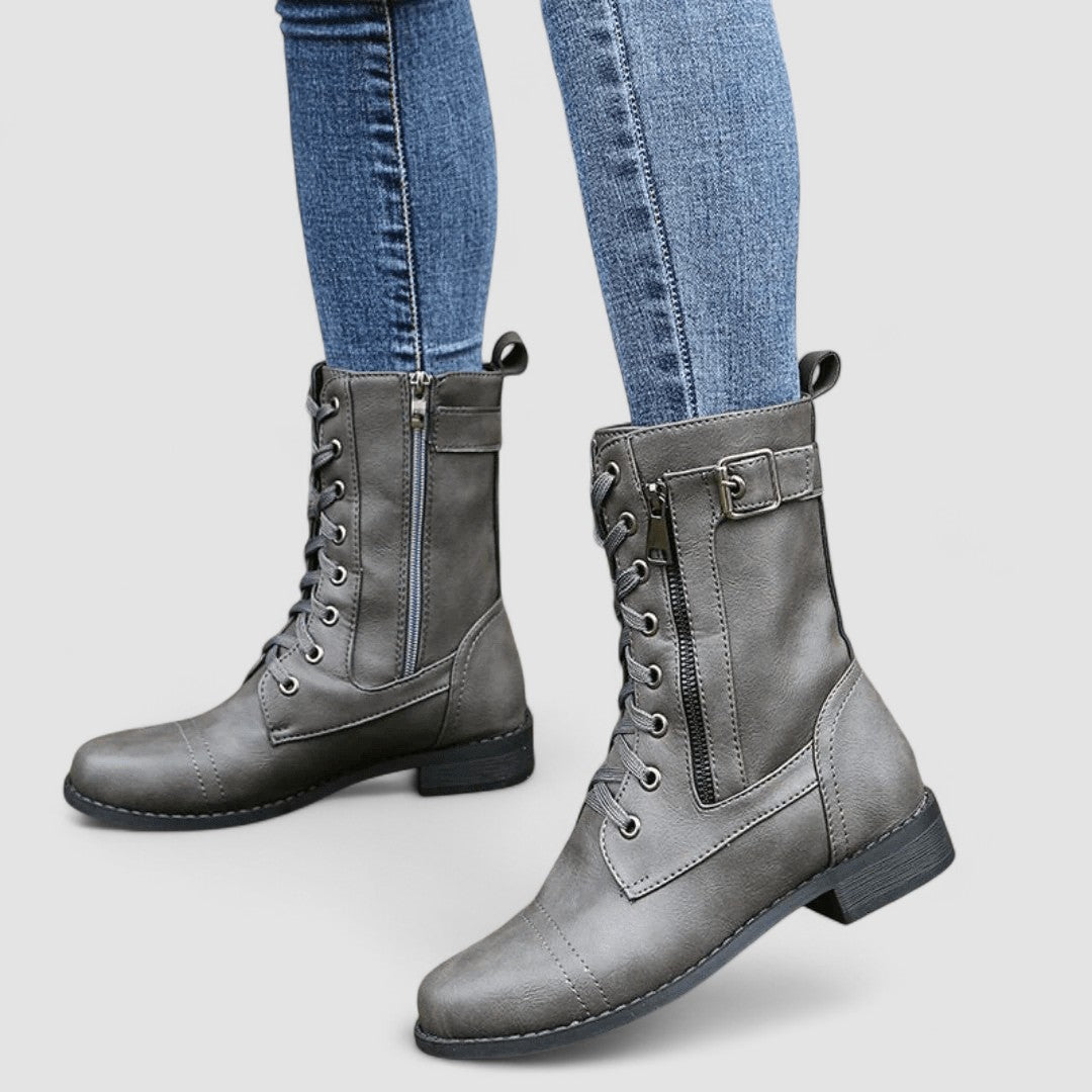 Sylvia | Botas western ortopédicas bordadas