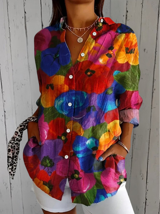 Sara Nadal | Blusa Romántica Floral Léa