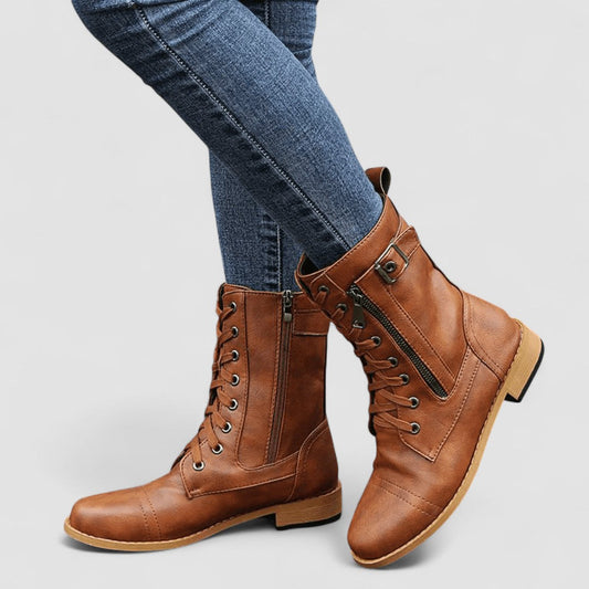 Sylvia | Botas western ortopédicas bordadas