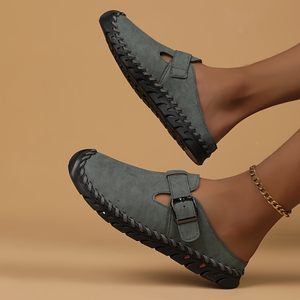 Marly - Sandalia de tipo mule cómoda con hebilla