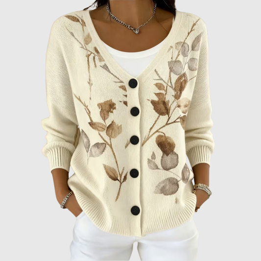 Simona | Chaqueta de punto abotonada