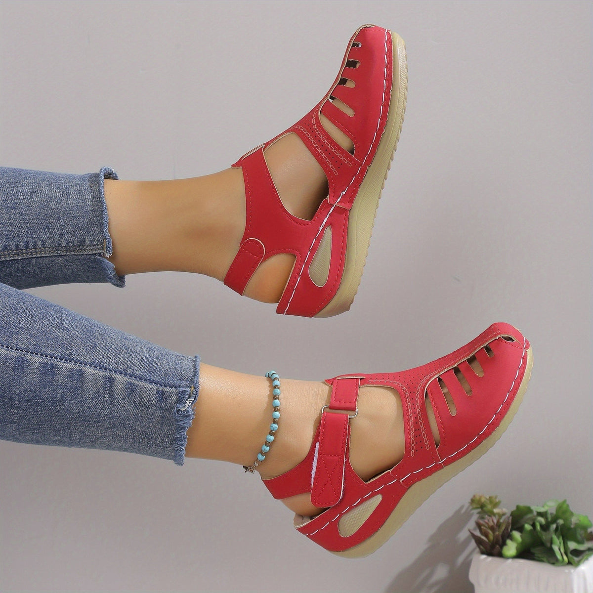 Leni – Sandalias cómodas con ligera elevación
