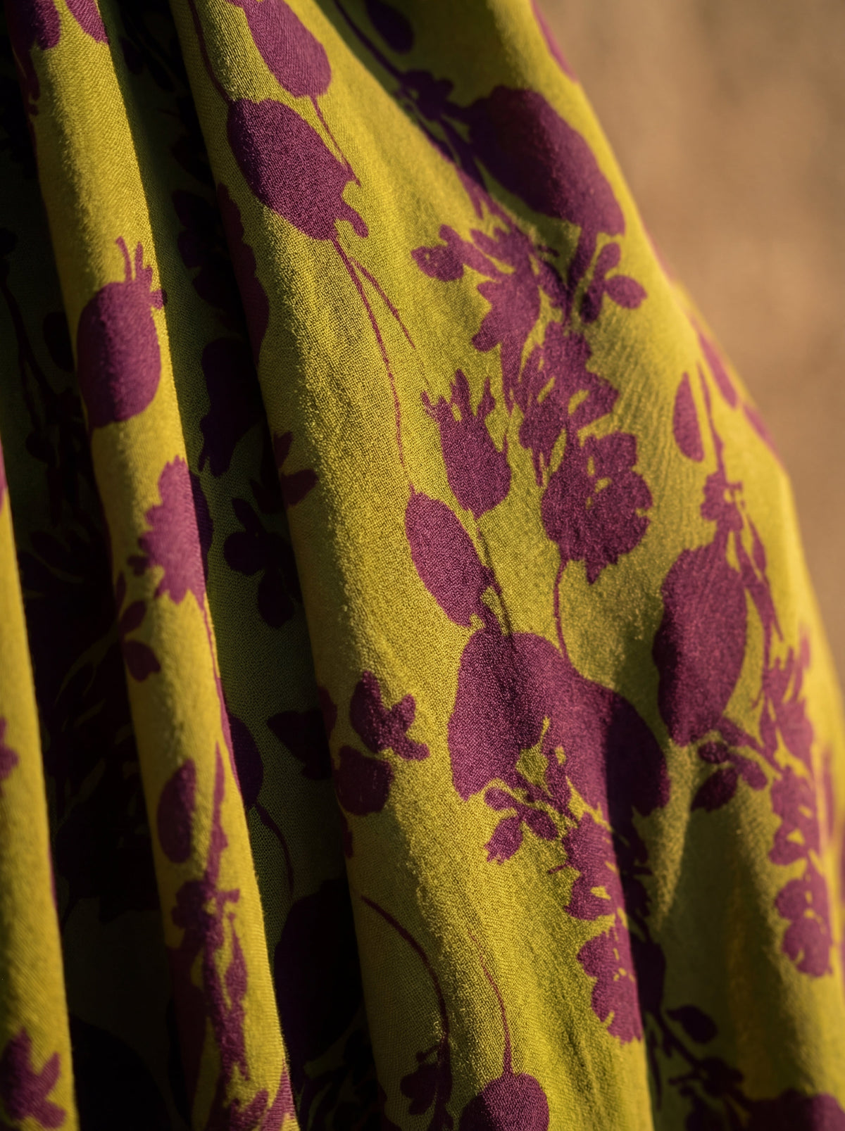 Vestido Palmira · Maxi floral de caída fluida