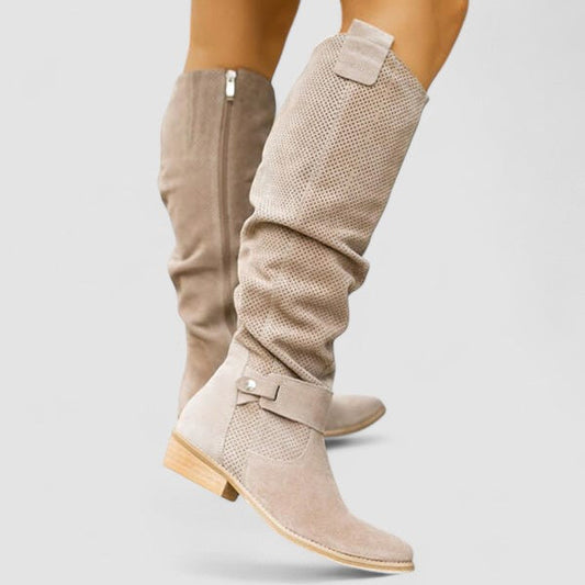 Hazel | Botas western ortopédicas de ante