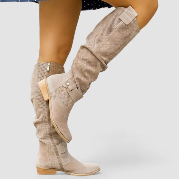 Hazel | Botas western ortopédicas de ante