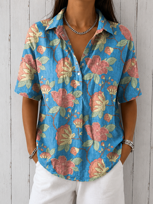 Bellori Milano | Blusa Floral Elegante Bérénice