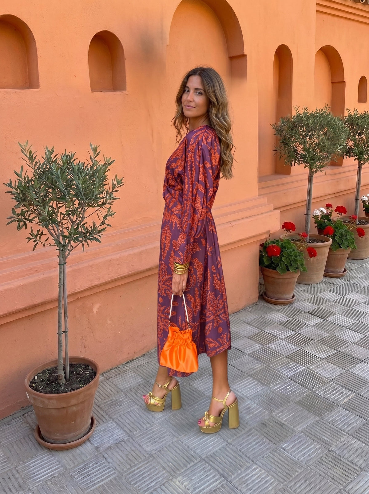 Vestido Sevilla · Midi estampado en cuatro colores