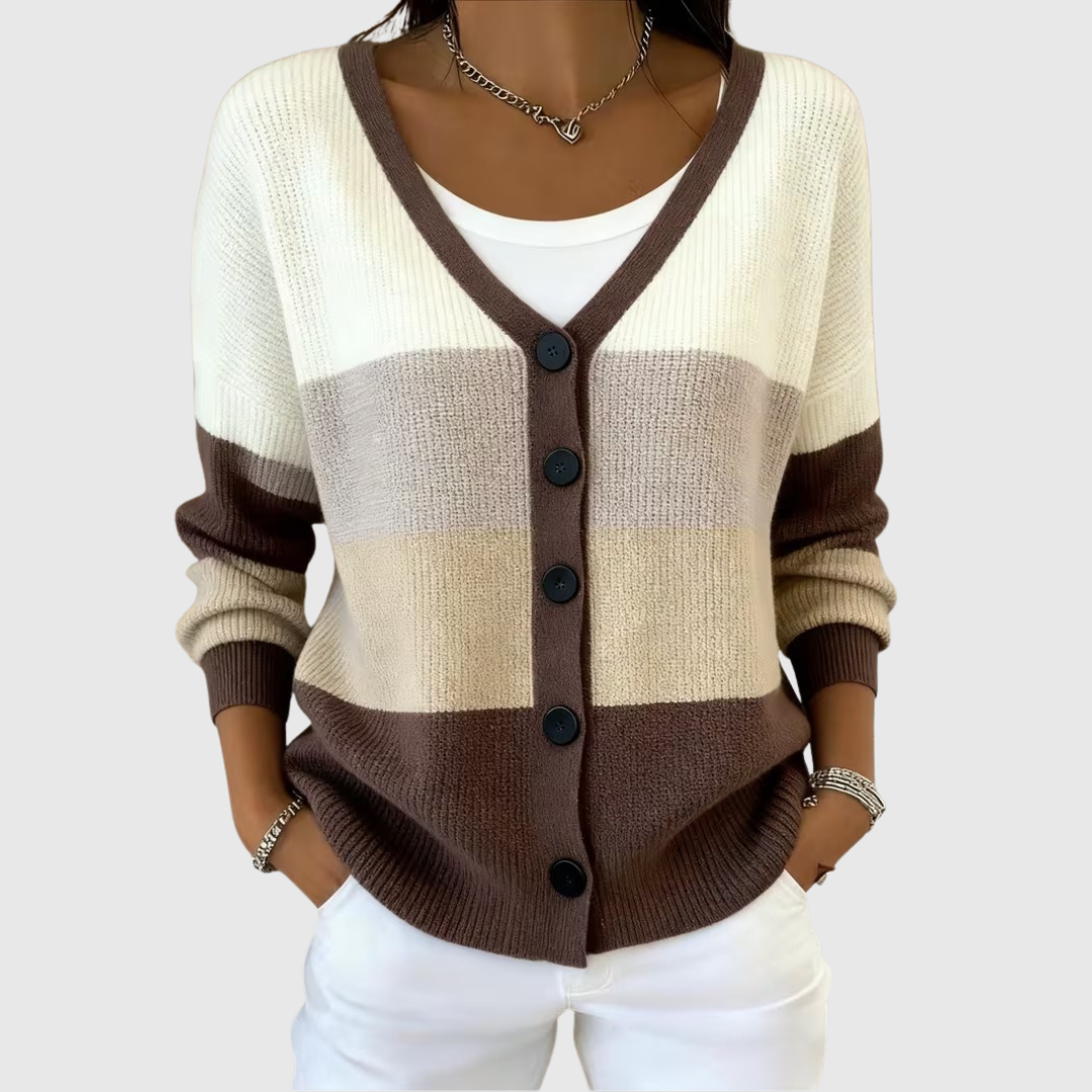 Laura | Chaqueta de punto abotonada