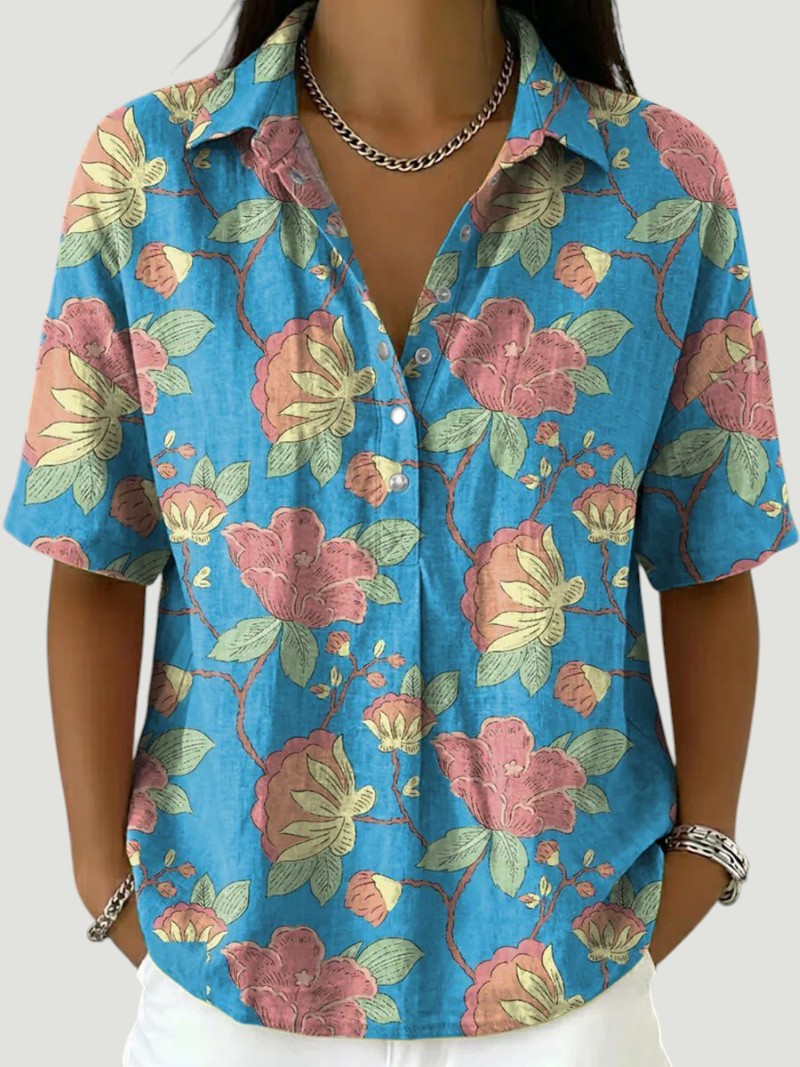 Bellori Milano | Blusa Floral Elegante Bérénice