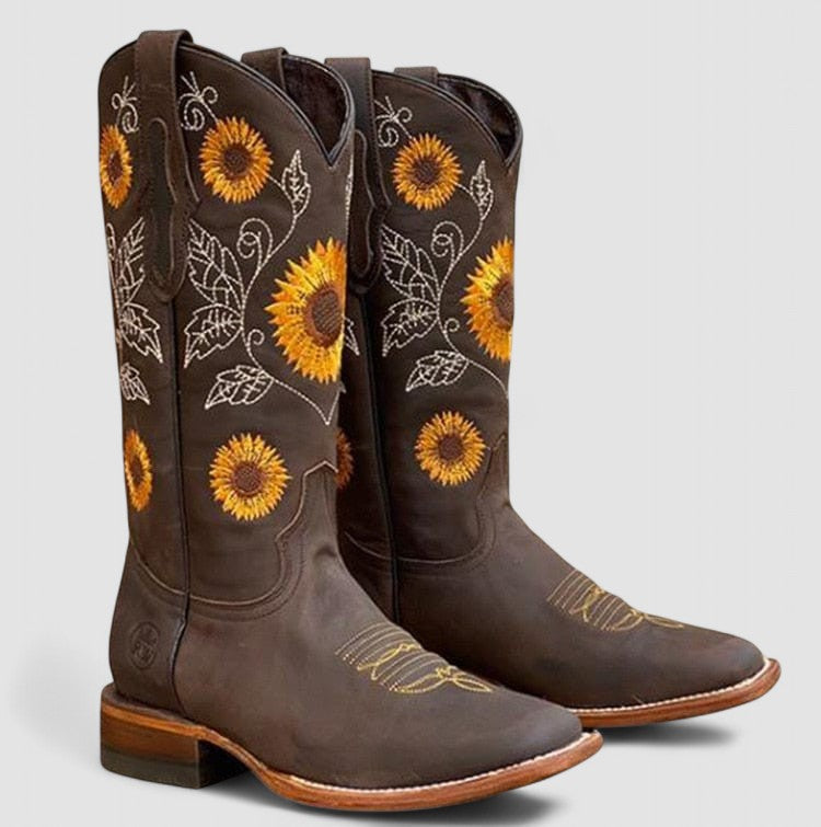 Daisy | Botas western ortopédicas de tacón bajo