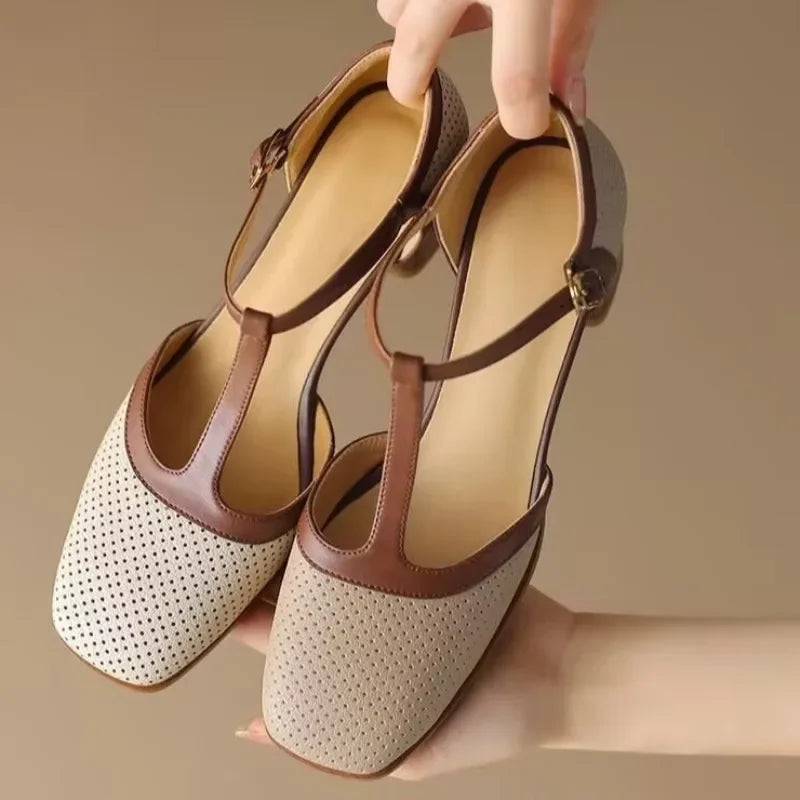 Zapatos Ortopédicos de Tacón Medio Catarina
