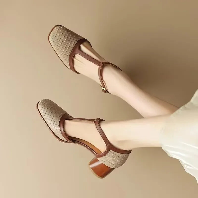Zapatos Ortopédicos de Tacón Medio Catarina