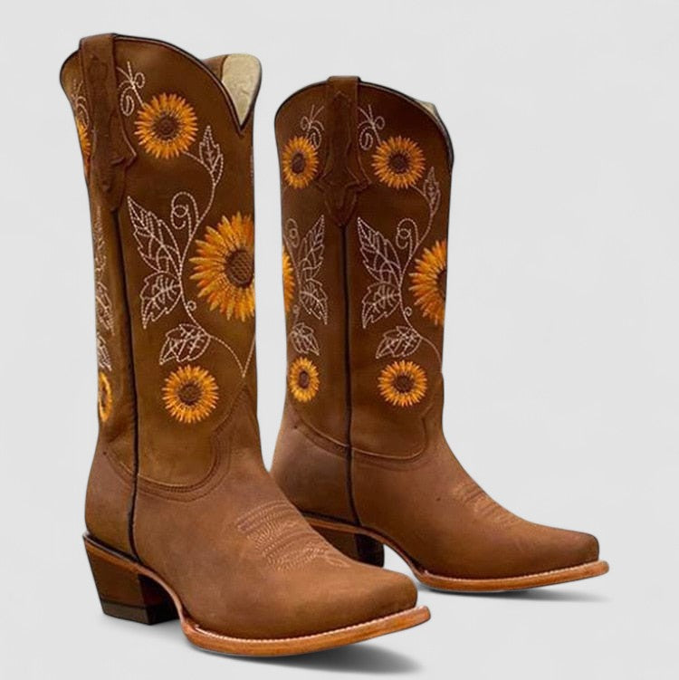 Daisy | Botas western ortopédicas de tacón bajo